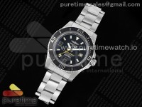 Superocean Automatic 44 EF 1:1 Best Edition Black/Yellow Dial on SS Bracelet A2824