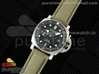 PAM1287 Y SBF 1:1 Best Edition Green Dial on Green Nylon Strap P900