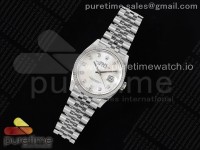 DateJust 36 126234 Clean 1:1 Best Edition 904L Steel White MOP Diamonds Dial on Jubilee Bracelet VR3235