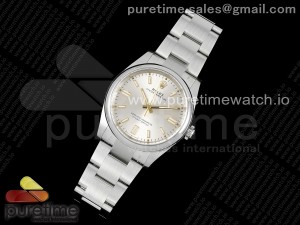 Oyster Perpetual 126000 36mm Clean 1:1 Best Edition 904L Steel Silver Dial VR3230
