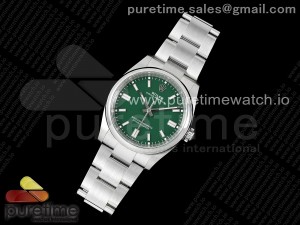 Oyster Perpetual 126000 36mm Clean 1:1 Best Edition 904L Steel Green Dial VR3230