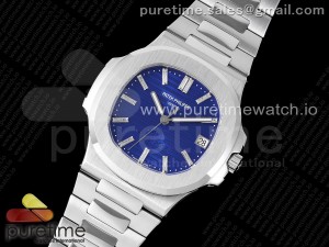 Nautilus 5711 3KF 1:1 Best Edition 40th Anniversary Blue Dial on SS Bracelet A324 Super Clone V2