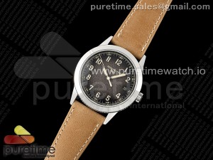 Calatrava 5226G SS PPF 1:1 Best Edition Gray Rock Dial on Brown Leather Strap 330CS