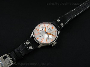 Big Pilot 2nd Edition Bartorelli White Dial with Orange Markers