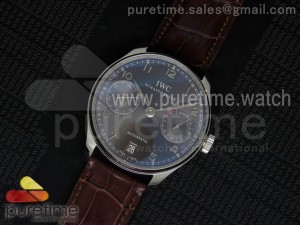 Portuguese Real PR IW500106 ZF 1:1 Best Edition on Brown Leather Strap A52010