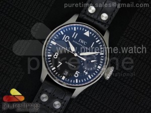 Big Pilot Real PR IW500901 ZF 1:1 Best Edition on Black Leather Strap A51111