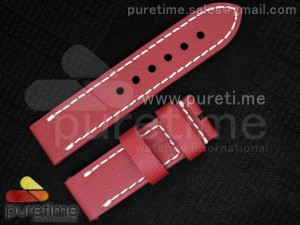 Panerai 24/24 Red Hermes Leather Strap
