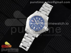 Avenger Automatic 43mm SS TF 1:1 Best Edition Blue Dial on SS Bracelet A2824