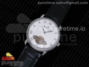 Le Brassus Carrousel Erotic Timepiece SS White Dial on Black Leather Strap A23J