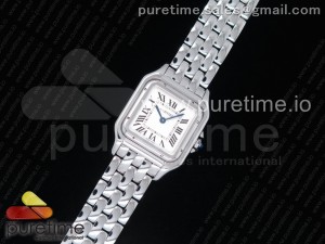 Panthère Secrete Ladies 27mm SS K11 1:1 Best Edition White Dial on SS Bracelet Ronda Quartz