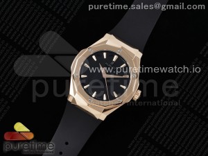 Classic Fusion Orlinski RG APSF 1:1 Best Edtion Black Faceted Dial on Black Rubber Strap A2892