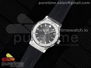 Classic Fusion 42mm APSF 1:1 Best Edition Gray Dial on Black Gummy Strap A1110