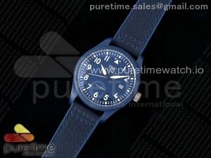 Pilot’s Watch ‘Laureus Sport for Good’ Blue Ceramic M+F Best Edition on Blue Nylon Strap A2892