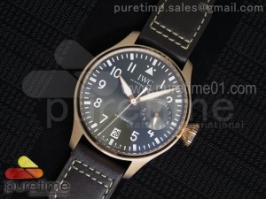 Big Pilot Real PR 2016 IW500917 RG ZF Best Edition Gray Dial on Brown Leather Strap A51111