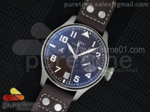 Big Pilot Real PR IW500422 Aviation Pioneer Special Edition ZF 1:1 Best Edition on Brown Leather Strap A51111