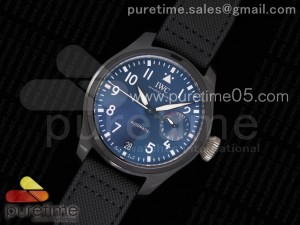 Big Pilot Real PR IW502003 Real Ceramic “BOUTIQUE RODEO DRIVE” ZF 1:1 Best Edition on Black Calfskin Strap A51111 V2