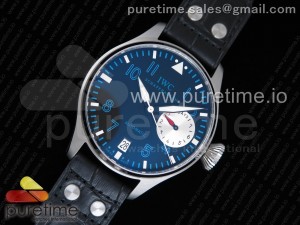 Big Pilot Real PR IW500431 RUSSIAN "NEMOV" ZF 1:1 Best Edition on Black Leather Strap A51111