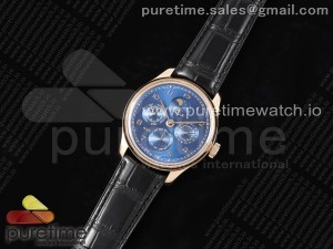 Portugieser Perpetual Calendar RG 5033 QF Best Edition Blue Dial on Black Leather Strap A52610