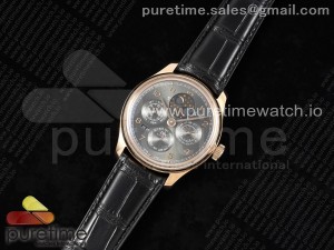 Portugieser Perpetual Calendar RG 5034 QF Best Edition Gray Dial on Black Leather Strap A52610