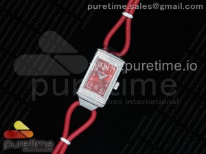 Reverso Ladies SS Red Dial on Red Jewelry Strap Jap Quartz