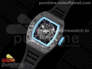 RM055 "Yas Marina Circuit" Real NTPT ZF 1:1 Best Edition on Black Rubber Strap NH05A V3