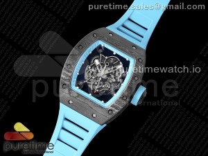 RM055 "Yas Marina Circuit" Real NTPT ZF 1:1 Best Edition on Blue Rubber Strap NH05A V3