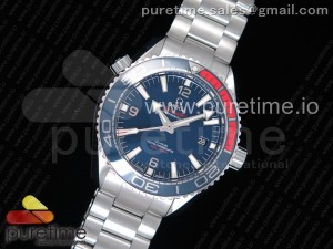Planet Ocean "Pyeongchang 2018" 43.5mm SS OMF 1:1 Best Edition Blue Dial on SS Bracelet A8900