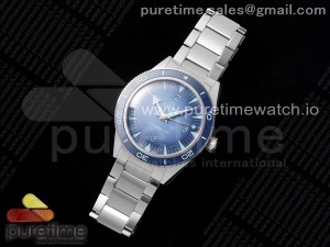 Seamaster 300 Heritage VSF 1:1 Best Edition Blue Dial on SS Bracelet A8912 Super Clone