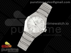 Constellation 39mm SS ASWF 1:1 Best Edition Silver Dial on SS Bracelet A8800
