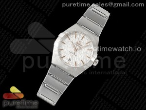 Constellation 39mm SS ASWF 1:1 Best Edition White Textured Dial on SS Bracelet A8800