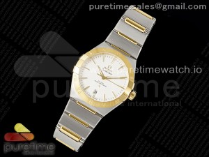 Constellation 39mm SS/YG ASWF 1:1 Best Edition White Dial on SS/YG Bracelet A8800