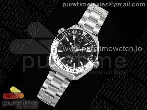 Planet Ocean GMT 43.5mm "Tai Chi" VSF 1:1 Best Edition Black Dial on SS Bracelet A8906 Super Clone
