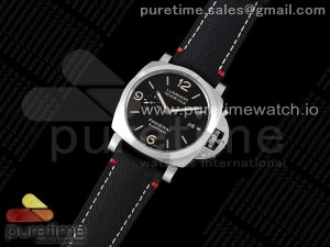 PAM1025 VSF 1:1 Best Edition Black Dial on Black Canvas Strap P.9010 Clone