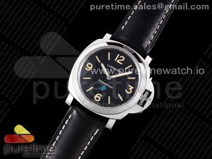 PAM634 SS HWF 1:1 Best Edition on Black Leather Strap Strap A6497