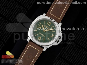 PAM911 SS HWF 1:1 Best Edition on Brown Leather Strap Strap A6497