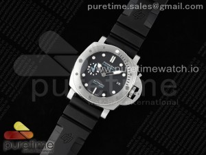 PAM1229 Y SBF 1:1 Best Edition Black Dial on Black Rubber Strap P900