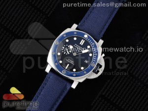 PAM1289 Y SBF 1:1 Best Edition Blue Dial on Blue Nylon Strap P900