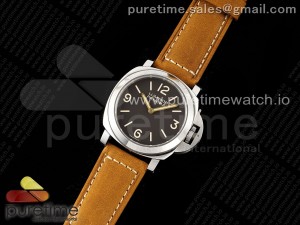 PAM390 N HWF 1:1 Best Edition Brown Dial on Brown Leather Strap A6497
