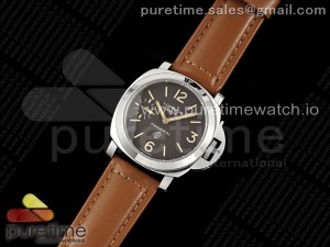 PAM632 N HWF 1:1 Best Edition Brown Dial on Brown Leather Strap A6497