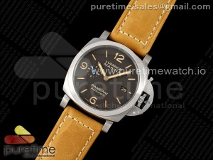 PAM1351 V HWF 1:1 Best Edition Brown Dial on Brown Leather Strap A6497