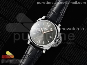 PAM1250 Luminor Due 42mm VSF Best Edition Gray Dial on Black Leather Strap P900