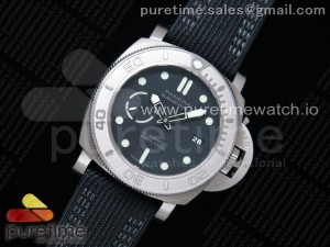PAM984 Mike Horn Submersible VSF 1:1 Best Edition Black Dial on Black Nylon Strap P.9010 Clone