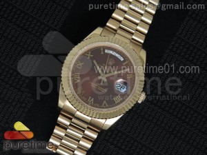 Day Date II RG Rose Gold Dial on RG President Style Bracelet A3156