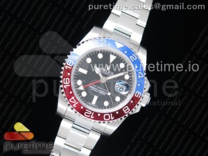 GMT-Master II 126710 BLRO Pepsi Bezel EWF Best Edition on SS Bracelet A2836