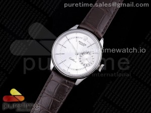 Cellini 50519 SS GMF 1:1 Best Edition White Dial on Brown Leather Strap SA3165