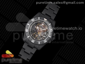 Andrea Pirlo Project PVD Skeleton Submariner SS VRF Best Edition on SS Bracelet SA3130