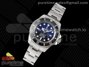 Sea-Dweller 126660 APF Best Edition Black/Blue Dial on SS Bracelet VR3235
