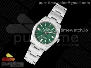 Oyster Perpetual 126000 36mm VSF 1:1 Best Edition 904L Steel Green Dial VS3235