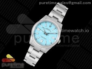 Oyster Perpetual 124300 41mm VSF 1:1 Best Edition 904L Steel Tiffany Blue Dial VS3235