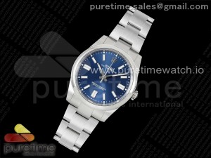 Oyster Perpetual 124300 41mm VSF 1:1 Best Edition 904L Steel Blue Dial VS3235